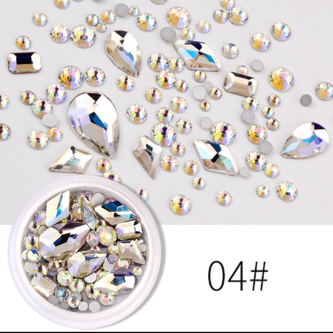 Mixed Diamond Rhinestones