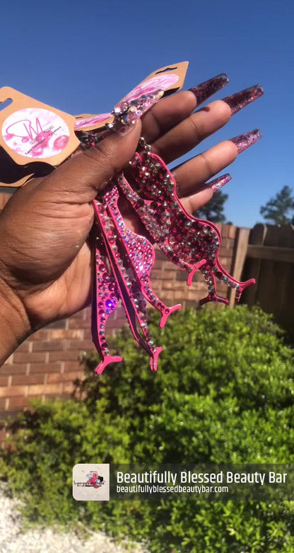 CARD TWEEZERS KEYCHAIN