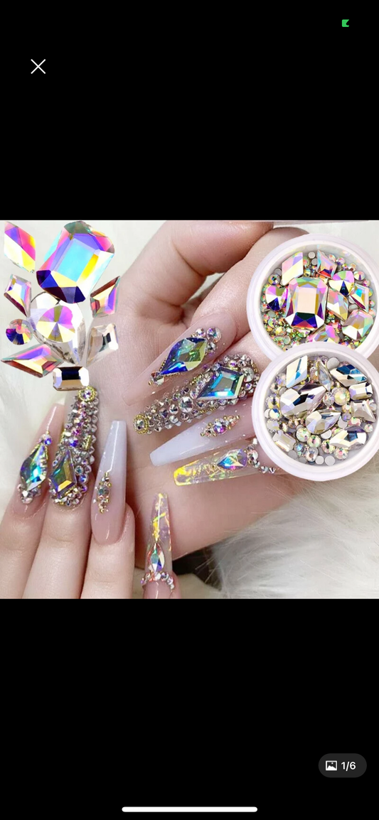 Mixed Diamond Rhinestones