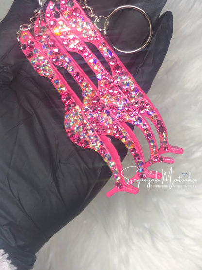 CARD TWEEZERS KEYCHAIN