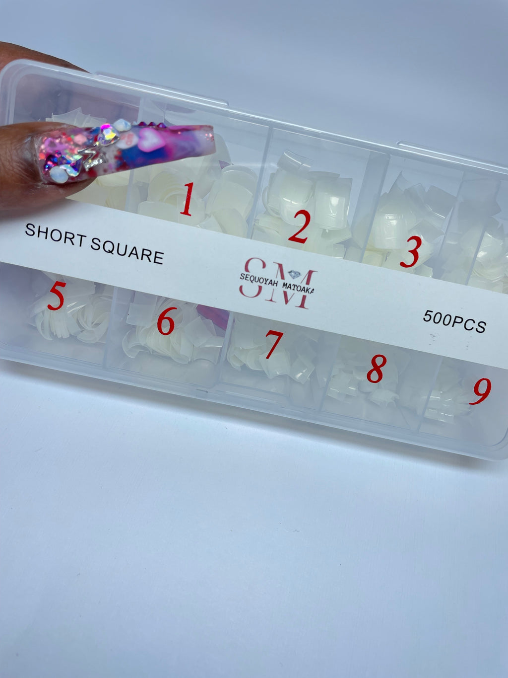 Short Square Nail Tips